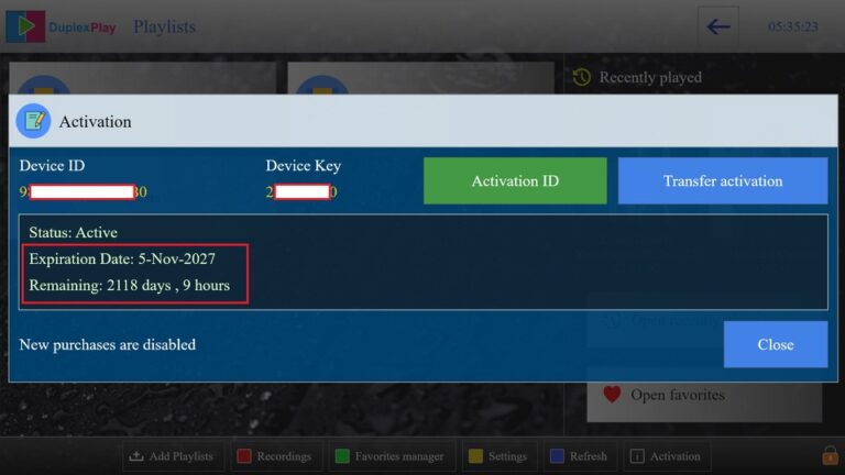 duplexplay activation 2023
